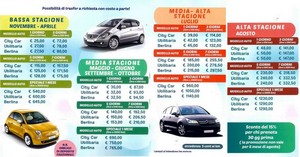 prezzi noleggio auto - Auto & Auto Service Srl Alcamo